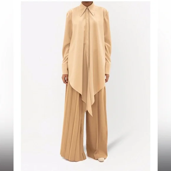 JW ANDERSON Waterfall poplin shirt, size 2